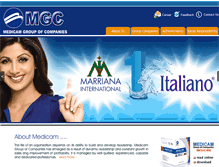 Tablet Screenshot of medicamgroup.com